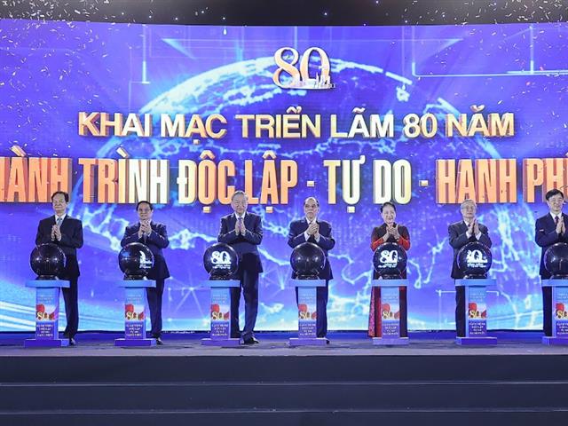 Khai mạc Triển lãm thành tựu đất nước “80 năm hành trình Độc lập - Tự do - Hạnh phúc”