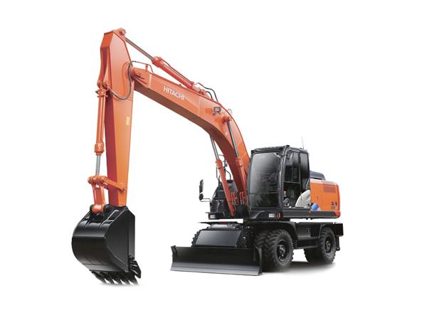Máy đào bánh lốp Hitachi ZX210W-5A