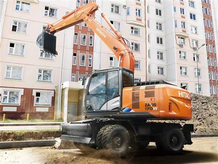 Máy đào bánh lốp Hitachi ZX170W-5A