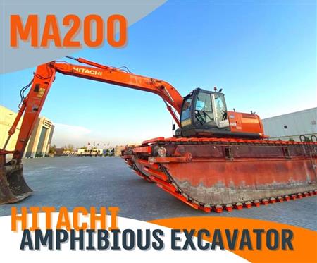 Máy xúc đào lội nước Hitachi MA200-G