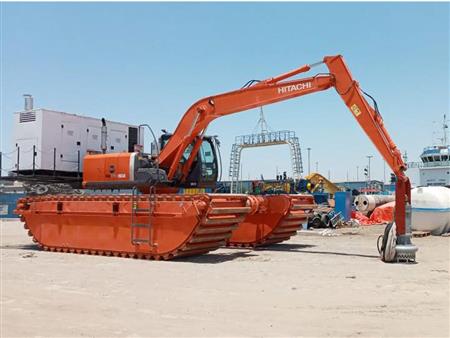 Máy xúc đào lội nước Hitachi MA200-G