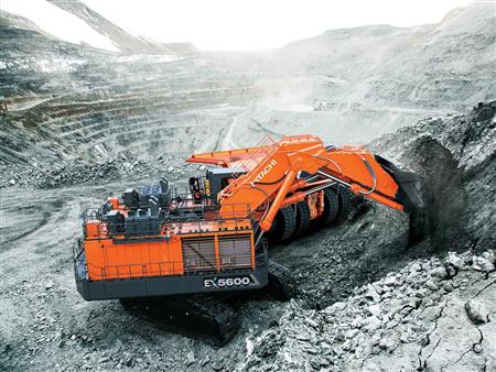 Xe xúc đào khai mỏ Hitachi EX5600-7