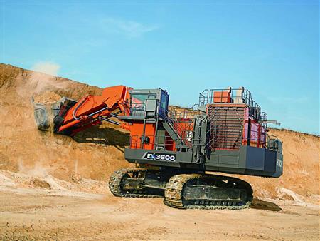 Xe xúc đào khai mỏ Hitachi EX3600-7