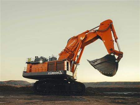 Xe xúc đào khai mỏ Hitachi EX8000-7