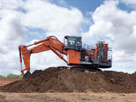 Xe xúc đào khai mỏ Hitachi EX2000-7