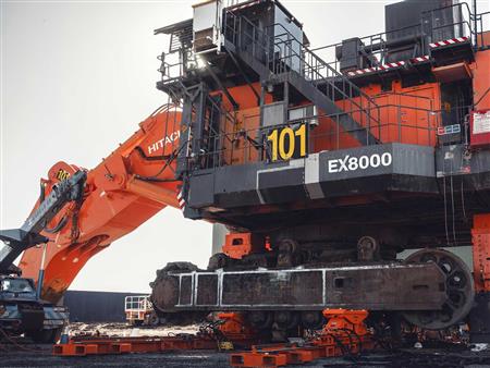 Xe xúc đào khai mỏ Hitachi EX8000-7