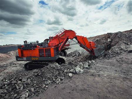 Xe xúc đào khai mỏ Hitachi EX8000-7