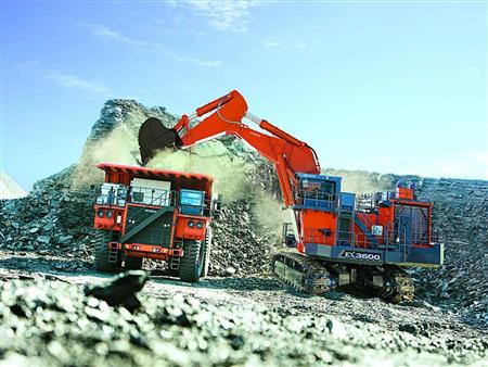 Xe xúc đào khai mỏ Hitachi EX3600-7