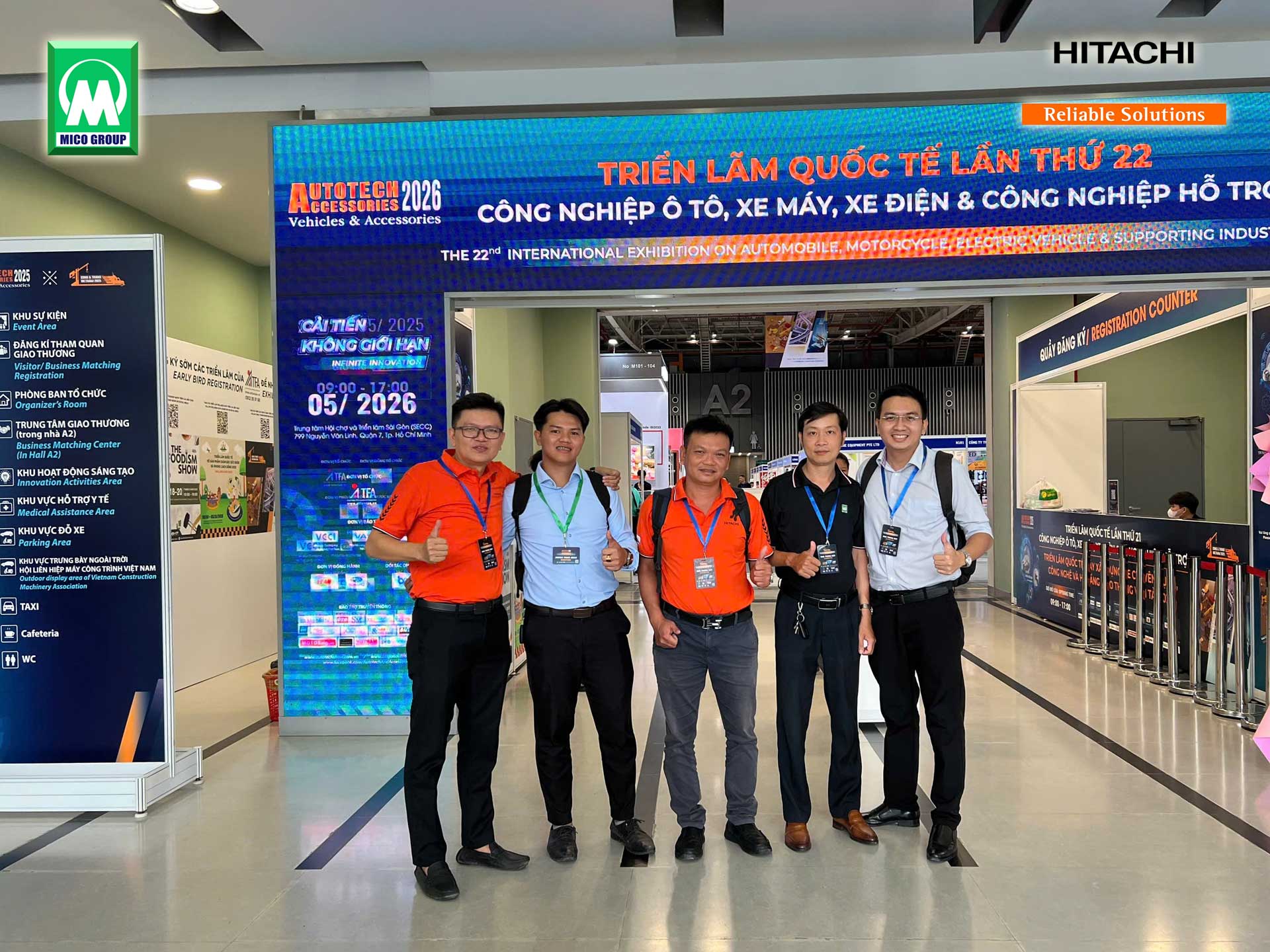 TRIỂN LÃM CONS & TRANS VIỆT NAM 2025 | MICO GROUP giới thiệu Máy xây dựng HITACHI