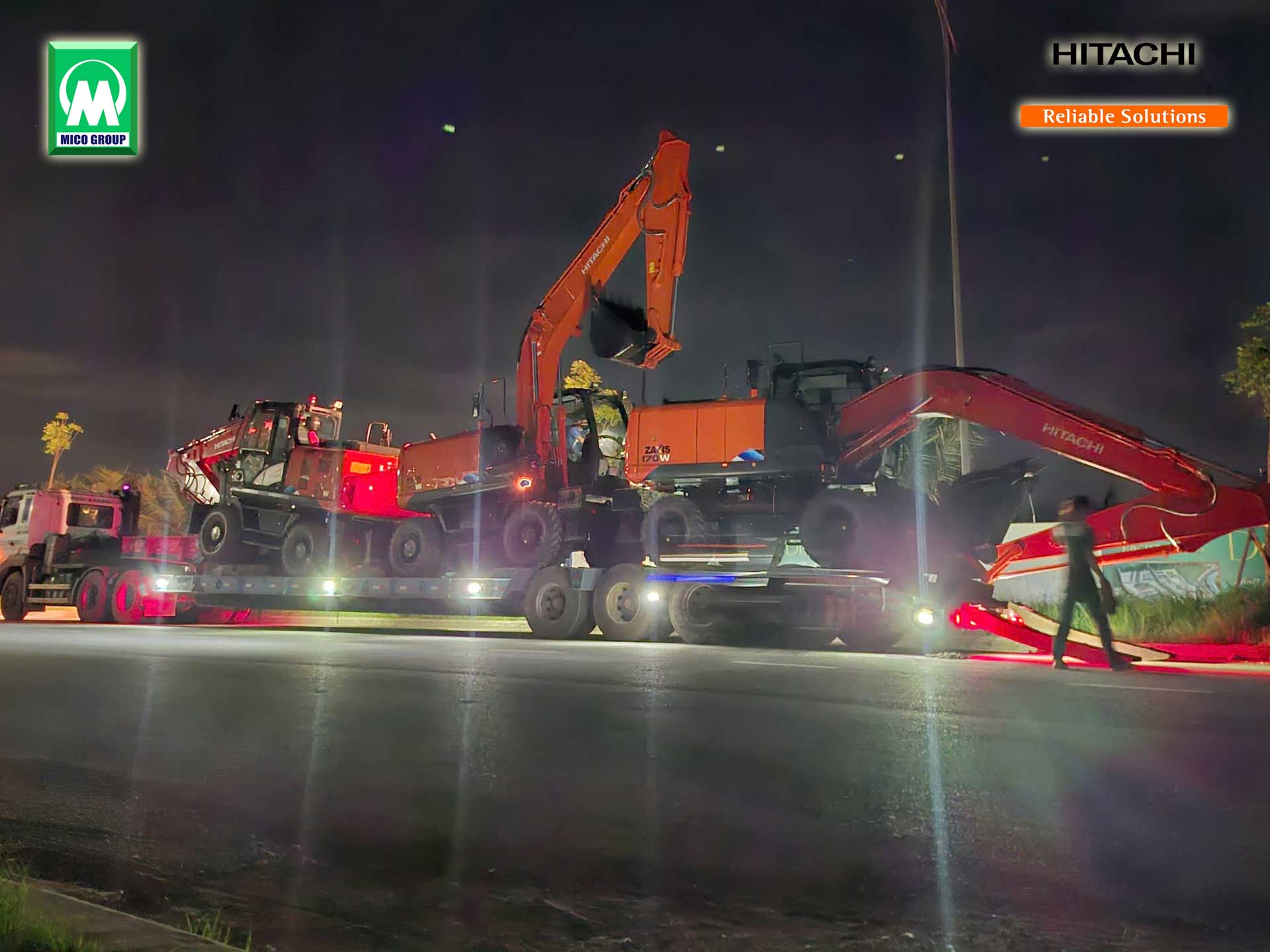 Máy đào bánh lốp Hitachi ZX170W 17 tấn
