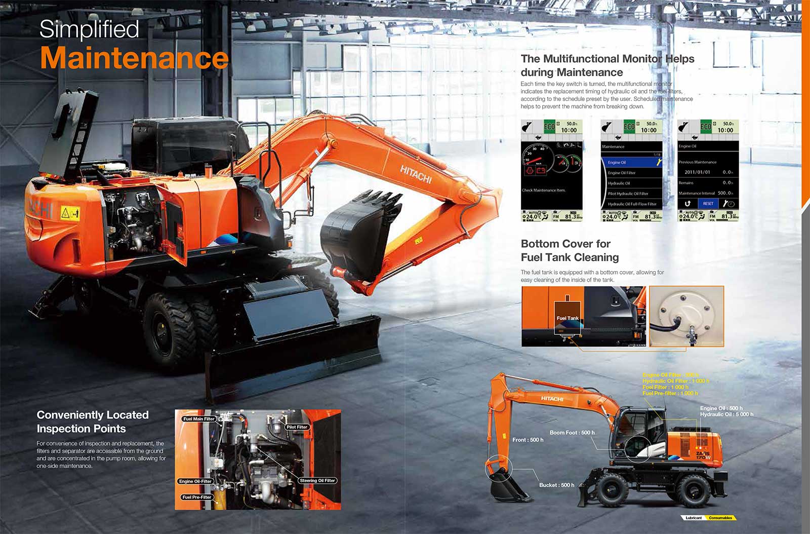Máy đào bánh lốp Hitachi ZX170W-5A MICO GROUP