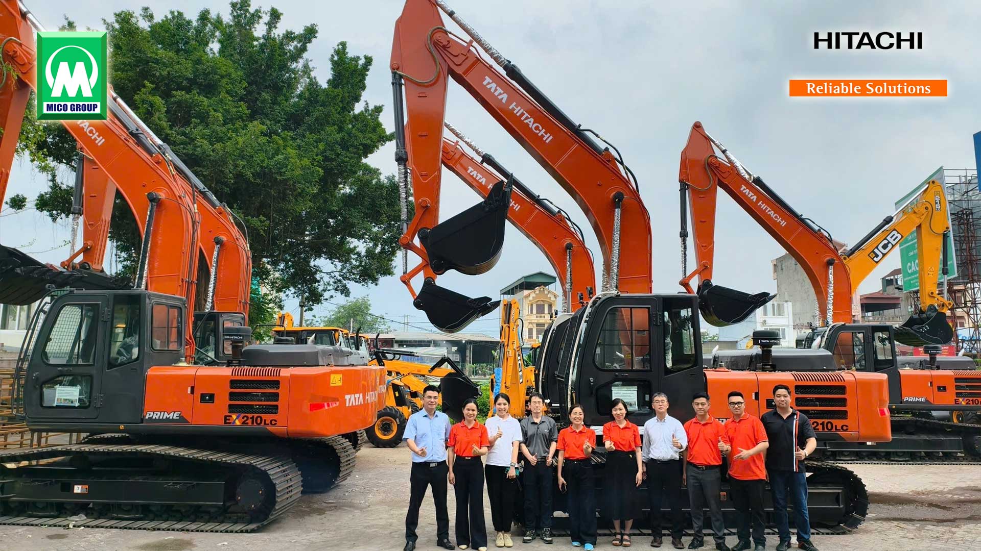 Máy đào bánh xích Tata Hitachi EX210LC Prime
