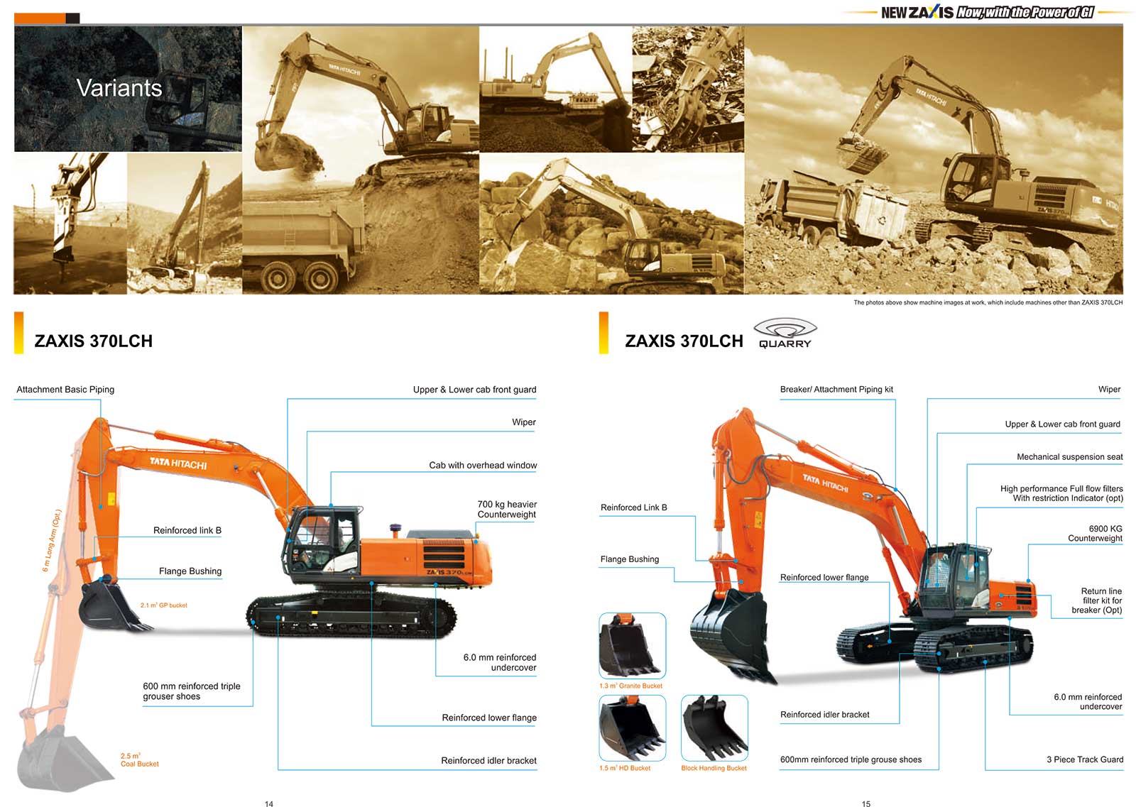 Máy đào bánh xích Tata Hitachi ZAXIS 370LCH