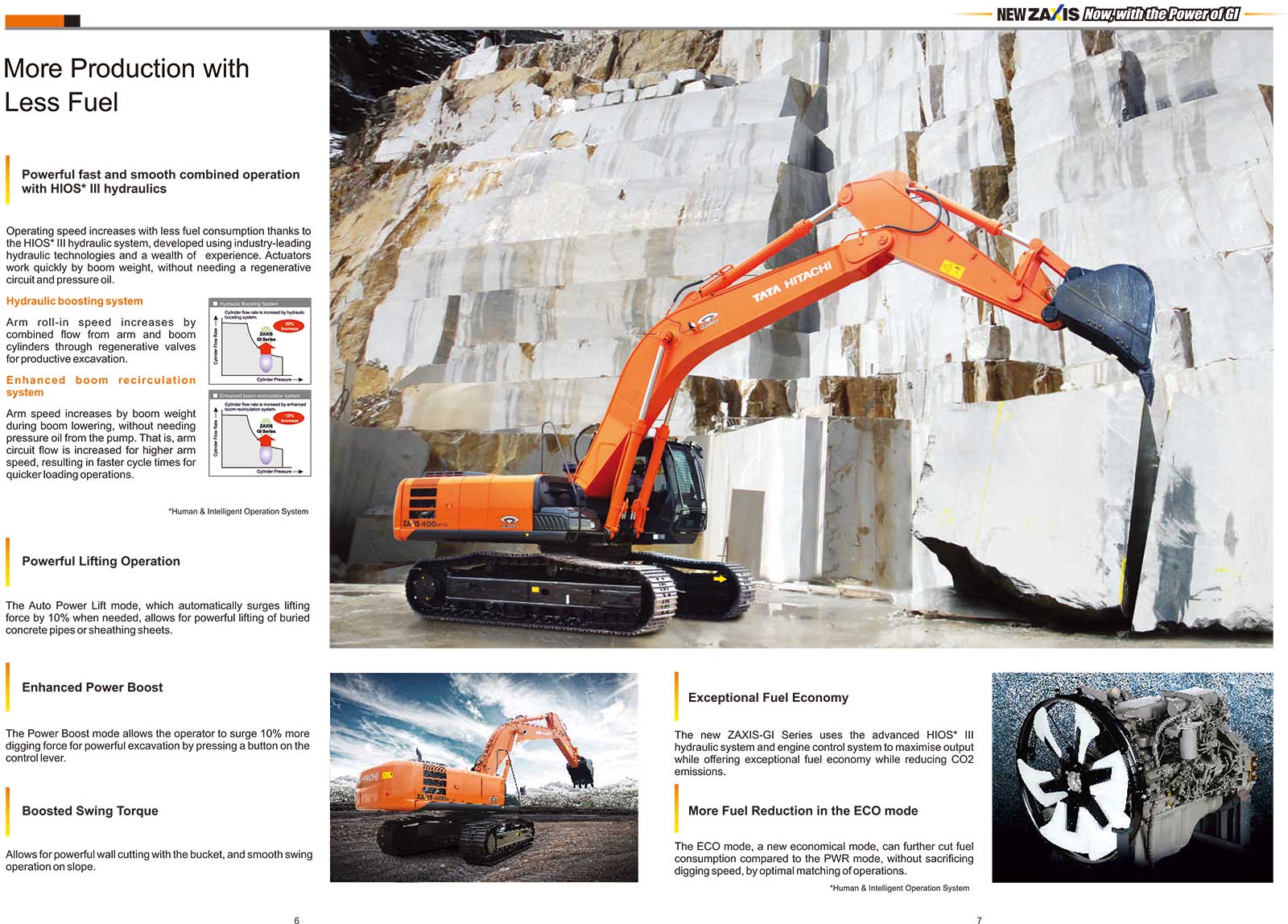 Máy đào bánh xích Tata Hitachi ZAXIS 400MTH