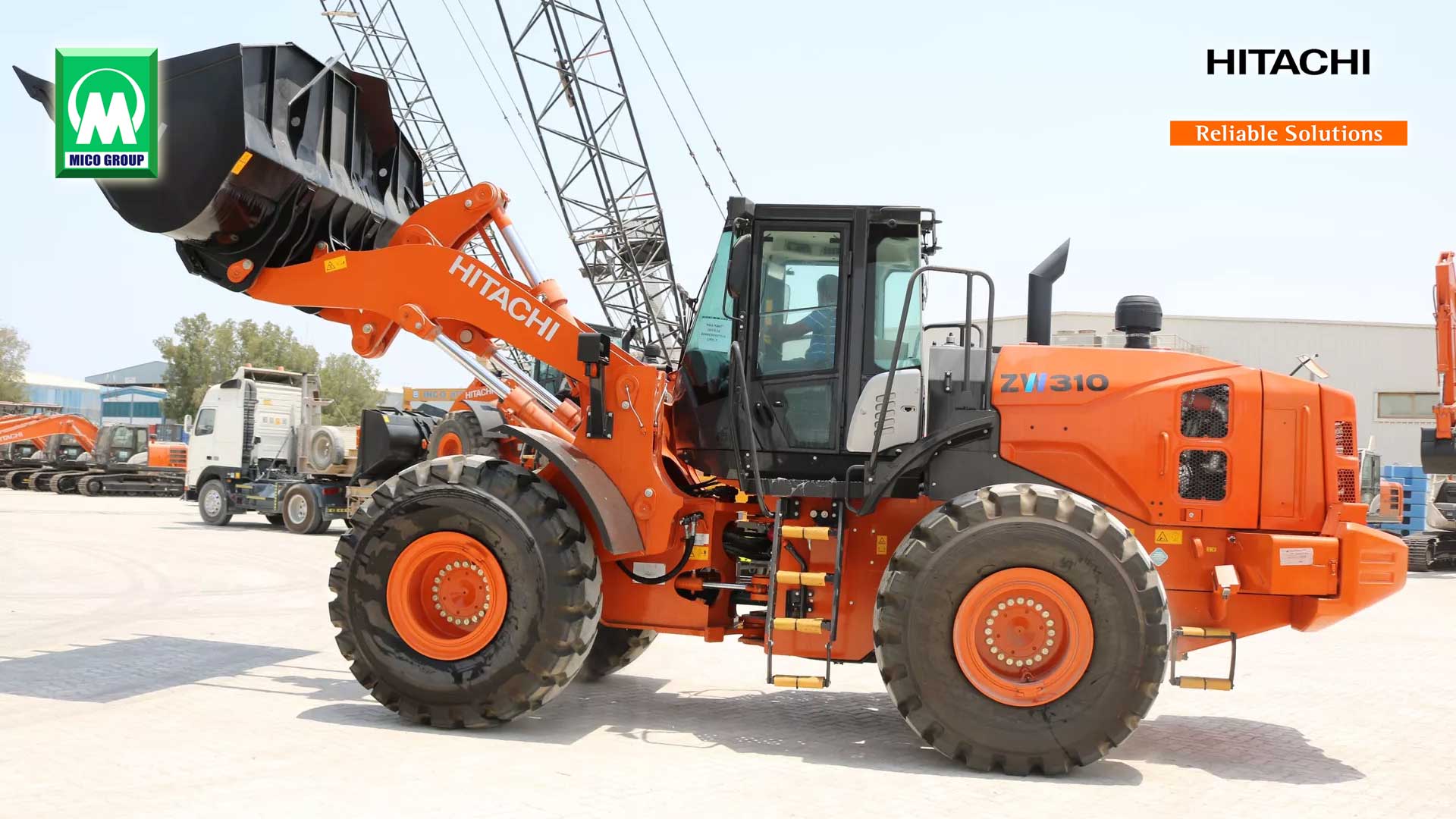 Máy xúc lật Hitachi ZW310-5A sẵn kho tại xưởng MICO Hưng Yên