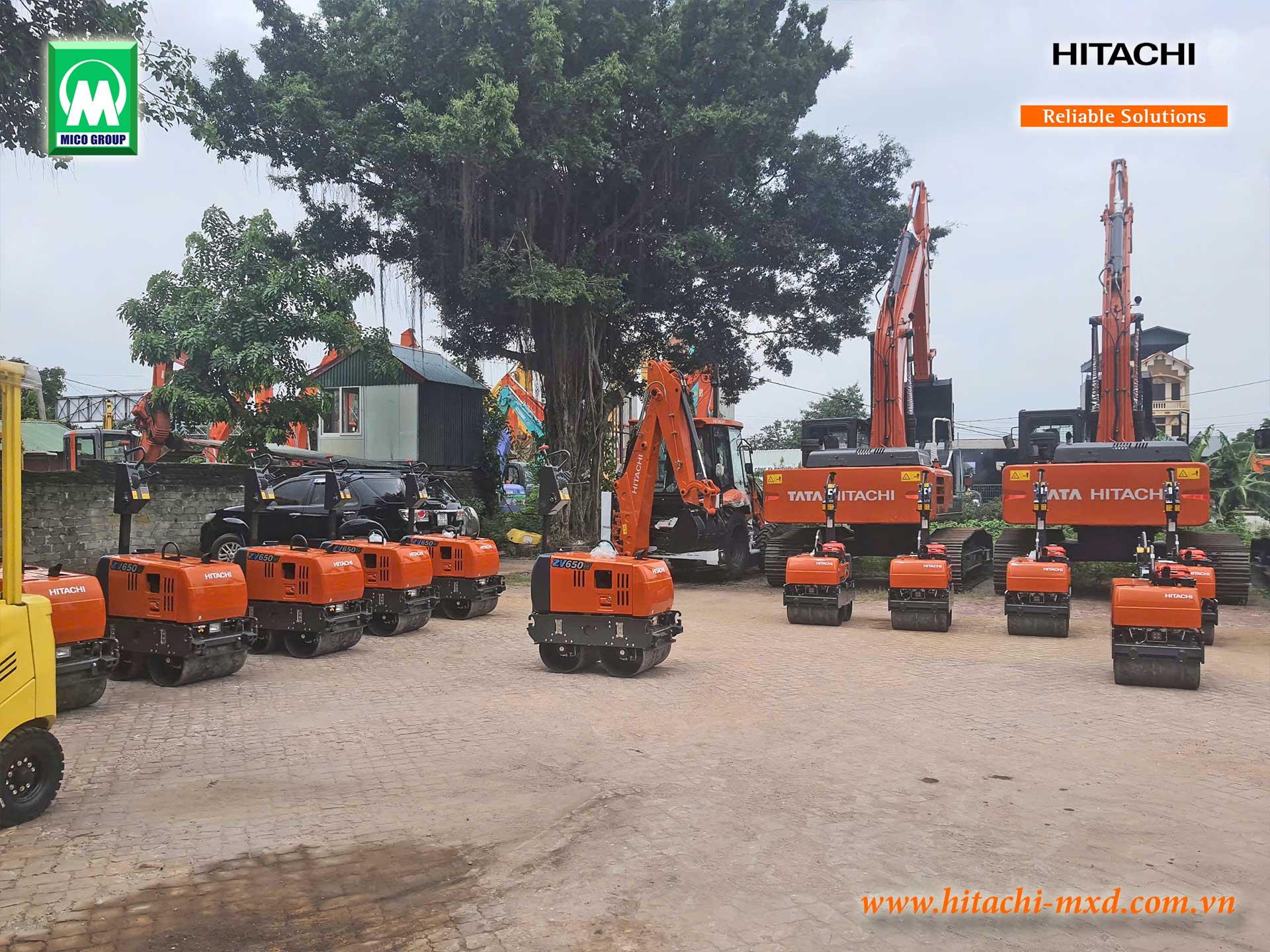 Xe lu dắt tay Hitachi ZV550W và ZV650W sẵn khi MICO GROUP