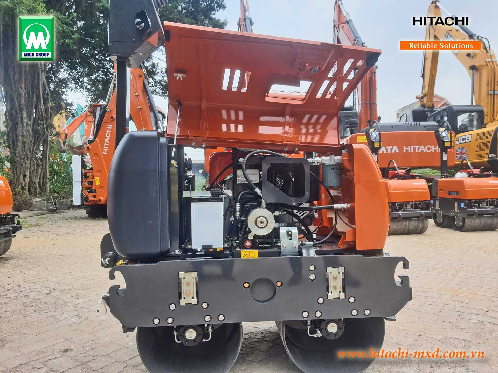 Xe lu dắt tay Hitachi ZV550W và ZV650W sẵn khi MICO GROUP