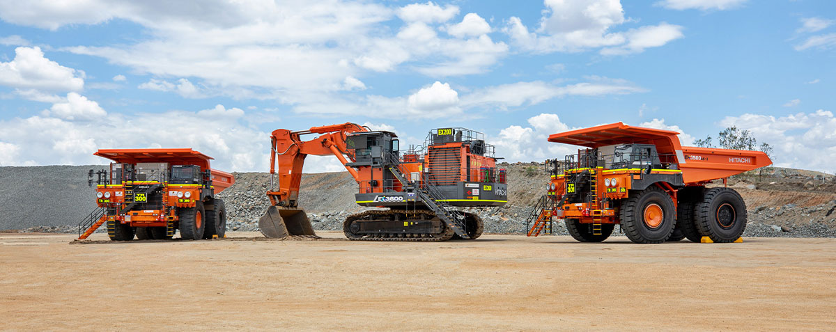 Hitachi EH Series xe tải chạy mỏ