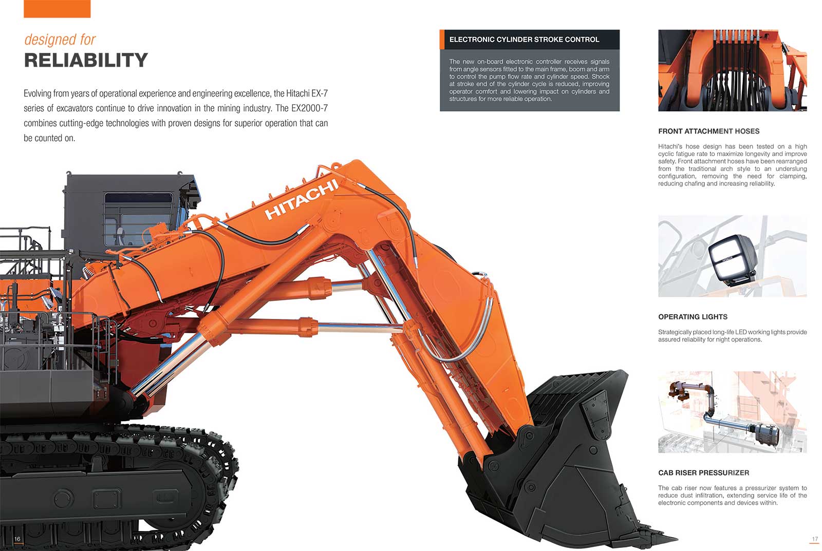 Xe xúc đào khai mỏ Hitachi EX2000-7